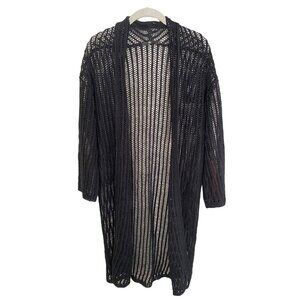 Jarbo Crochet Open Knit Linen Cardigan